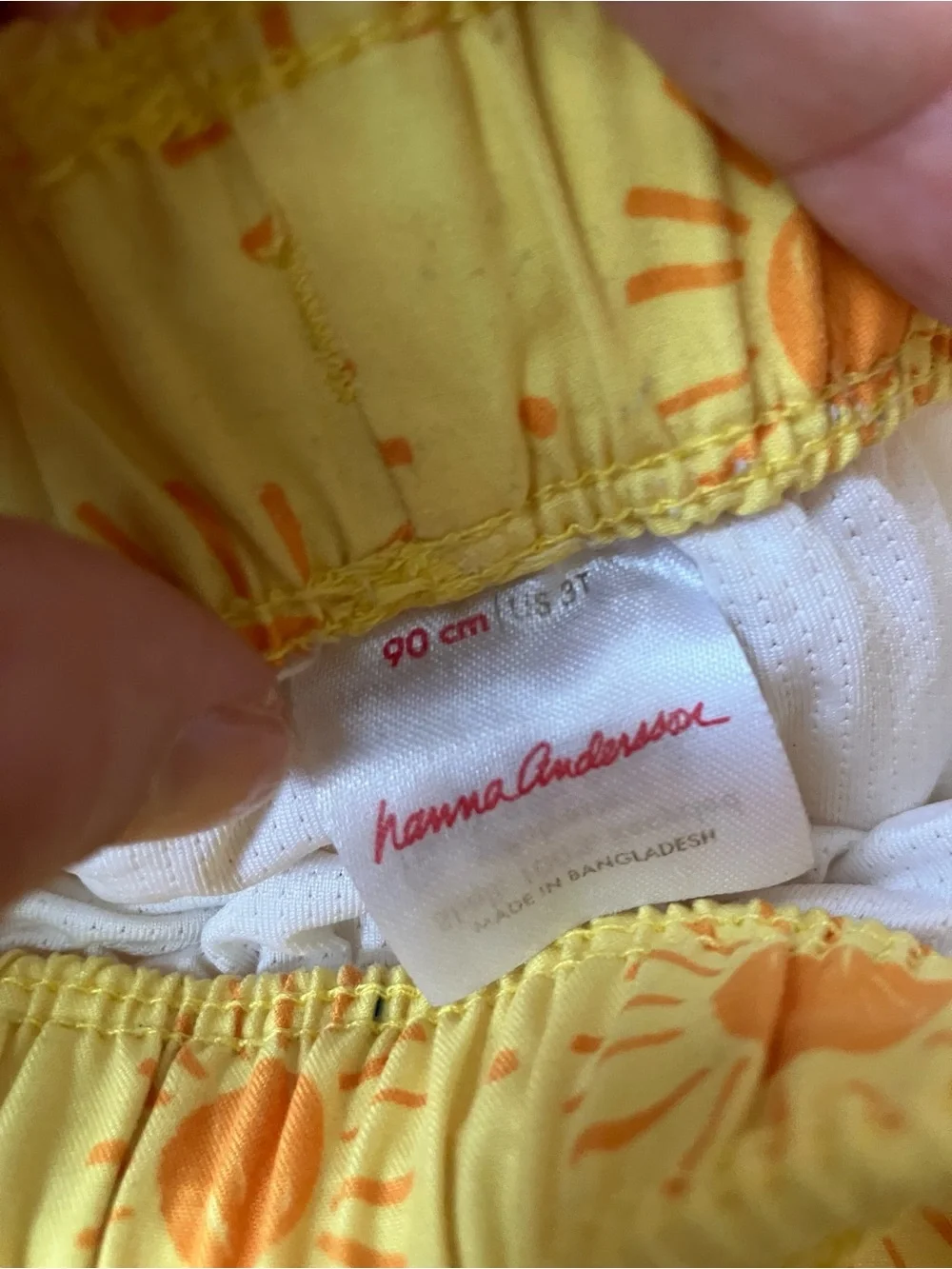 Hanna Andersson 3T swim trunks